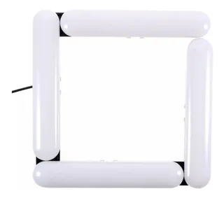 Anillo De Luz Plegable Lampara Selfie Diseño Cuadrado Log-on