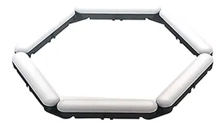 Anillo Luz Plegable Lampara Selfie Diseño Hexagonal Rgb