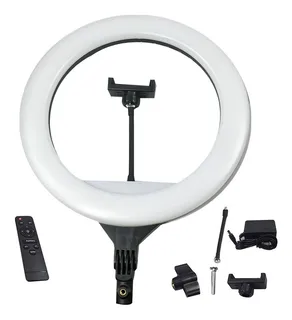 Log-on Anillo Aro De Luz Led 14 Pulgadas Negro Selfie