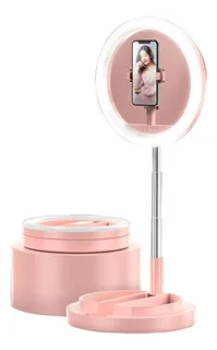 Log-on Aro Anillo De Luz Led 26 Cm Selfie Soporte Celular