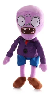 Peluche Diseño Plantas Vs Zombies Pp-492 Morado Para Niños