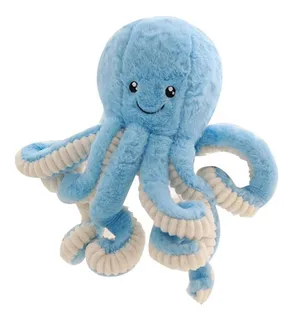 Peluche Pulpo Feliz Mediano Multicolor Para Niños Log-on