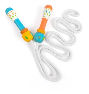 Cuerda Brincar Saltar Tejida Gruesa Ajustable 2.2 Mt Mideer