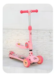 Patín Scooter Niños B.duck Baby Rosa Paseo Parque Juegos