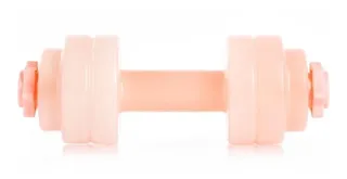 Botella De Agua En Forma De Mancuerna (rosa)