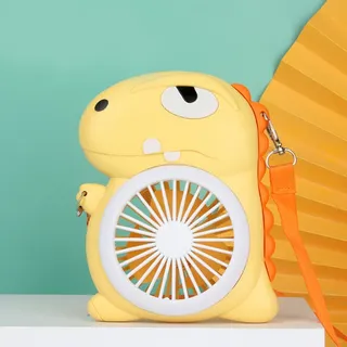 Ventilador Recargable Diseño Dinosaurio Multicolor Log-on