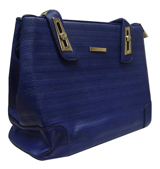 Bolsa De Mano Mujer Moda Correa Cierre 2 Compartimento De Pu