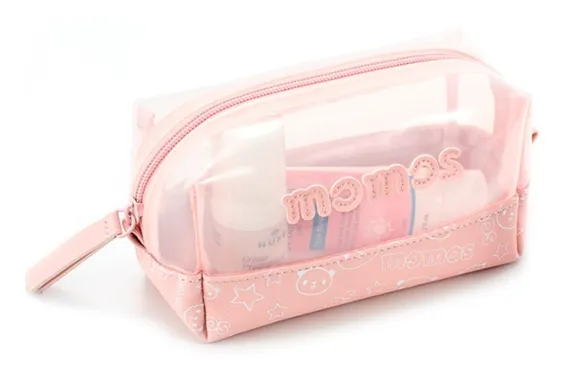 Bolso Neceser Cosmetiquera Organizador Para Maquillaje Rosa