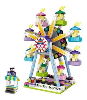 Loz Block Rueda Fortuna Feria Multicolor Juego Construcción