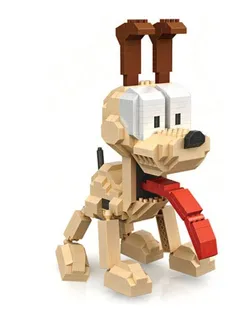 Mini Bloques Odie Multicolor Construcción Niños Loz Decorar