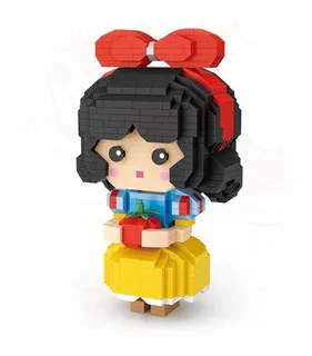 Loz Mini Muñeca Bloques Blanca Nieves Juguete Multicolor