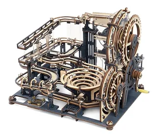 Rompecabezas 3d Ciudad Nocturna Mármol Madera Robotime Lga01
