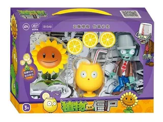 Juego Plantas Vs Zombies Infantil Muñeco Limonada Flor