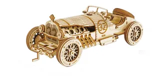 Auto V8 Gran Prix Robotime Madera Armar Bloques Niños